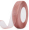JijAcraft Nastro in organza oro rosa, trasparente, 2 cm x 45 m, per confezionare torte nuziali e natalizie