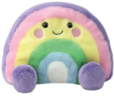 Aurora, 61542, Palm Pals Medium, Vivi Rainbow 8In, Soft Toy, Multicolour