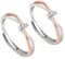 Mother & Daughter-Eternity Ring, Love Knot Silver Ring, Adjustable Open Finger Rings, To My Daughter Sterling Silver Ring (2 pcs)