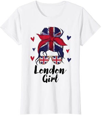 London Girl, London Girls, British Flag Women's T-Shirt