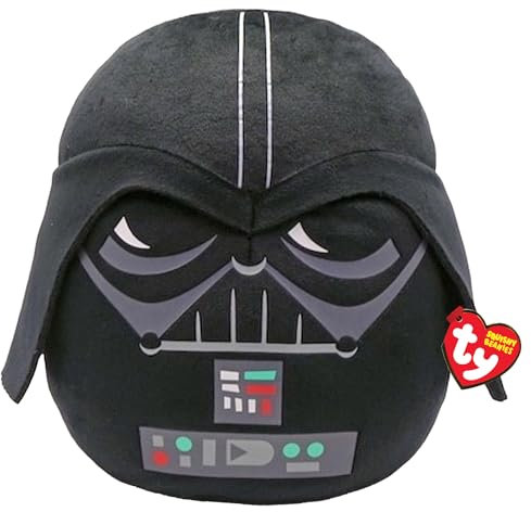 TY Darth Vader Disney Star Wars Squish-A-Boos 14 Inches, Licensed Beanie Baby Soft Plush Toy, Collectible Cuddly Stuffed Teddy