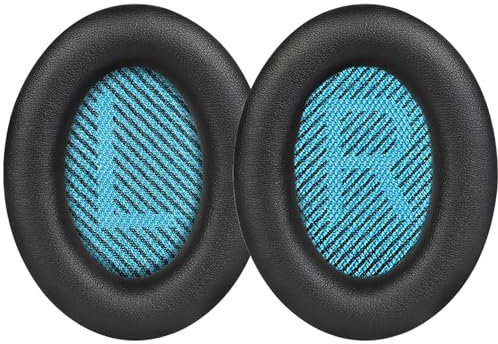 2-Pack Replacement Earpads for Headphones, for AE2 AE2i AE2w/Bose QC25/QC35 II/QC35/QC15 Easy-to-Install Ear Cushions for Enhanced Audio Experience, Headset Ear Covers