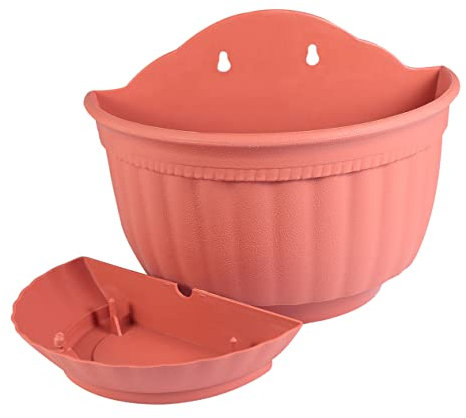 CAXUSD Pot De Fleurs Muraux Pot Suspendu Imitation Cuir pour Intérieur Et Extérieur pour Balcon Et Jardin
