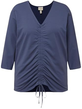 Ulla Popken, Damen, große Größen, T-Shirt with bat sleevew and Drawstring