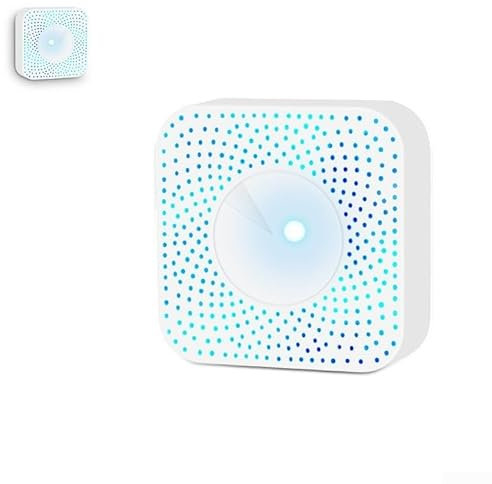 per Tuya Smart 6-in-1 - Monitor della qualità dell'aria, rilevatore di aria PM2.5/formaldeide/TVOC/temperatura/umidità per ufficio domestico (WIFI)