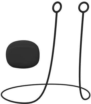 Earplug Lanyard, Silicone Anti-Lost Earplug Cord, Compatible with Everyday/Quiet/Engage/Experience/Vibes, Safety Connector Strap Works with Most Earplugs, Black