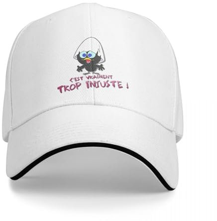 TRTDYF Casquette de Baseball Calimero Casquette de Baseball Mode Dessin animé Bande dessinée Sandwich Casquettes Unisexe Respirant Chapeau de Soleil Sport Cadeau