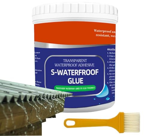 Transparent Waterproof Adhesive Glue - 300g Waterproof Paint Strong | Strong Water Leakage Sealant With Brush For Leakage Walls, Toilets, Water Pipes,