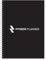 Ultimate Fitness Workout Gym Log Book, 100 Page - A5 Exercise, Fitness and Training Planner & Gym Journal - Track Progress & Set Goals (Black)