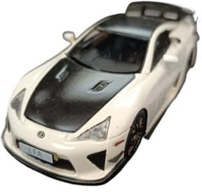 Miniatur Motorfahrzeug-Modelle 1/43 Für Toyota Lexus LFA Paket Weiß Supercar Modell Klassische Antike Automodelle Miniatur Automodelle Fertigmodell