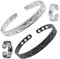 2Pcs Lymphdrainage Magnetarmband Damen Gesundheit Kupferarmband Damen Magnet Armband Damen Magnetringe Damen Magnetarmband Verstellbares Öffnungsdesign Eingebauter Starker Magnet mit 2 Magnetring