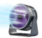 Ventilatore da Tavolo Con luce colorata dell'atmosfera,5 velocità regolabili, 5 luci d'atmosfera Mini Ventilatore USB,con Forte Flusso d'aria e Funzionamento Silenzioso, Velocità Regolabile, (viola)