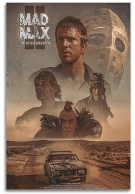 Mad Max Filmposter, dekoratives Gemälde, Leinwand, Wandposter und Kunstdruck, moderne Familienschlafzimmer-Dekoration, Poster, 20 x 30 cm