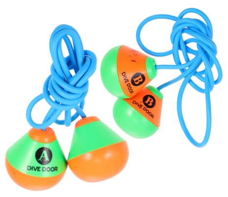 FRCOLOR Kids Swimming Dive Arch and Pool Rings 2.5m Blue Toddler Swim Toys for Swimming Training and Outdoor Water Play