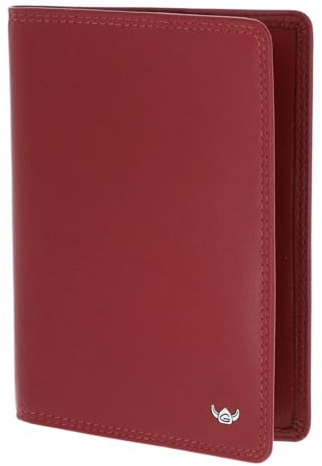 Golden Head Leder Ausweisetui Polo RFID Protect Reisepasshülle 4453 Rot dunkelrot