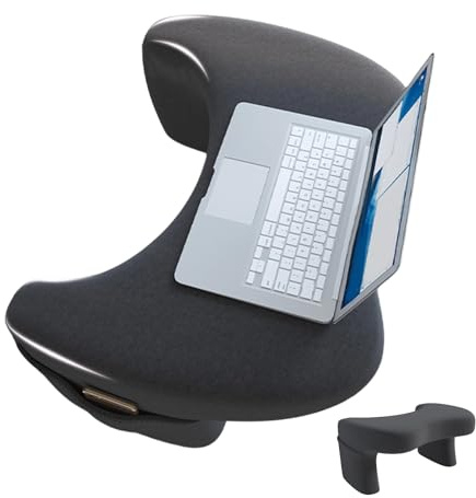 Generisch Laptop Pillow for Lap - 21.65 Inches Foam Cushion Computer Lap Desk | Portable Ergonomic Keyboard Tray with Storage Pocket, Anti-Slip Lapdesk for Gaming Sofa Couch Bed Indoor Living Room