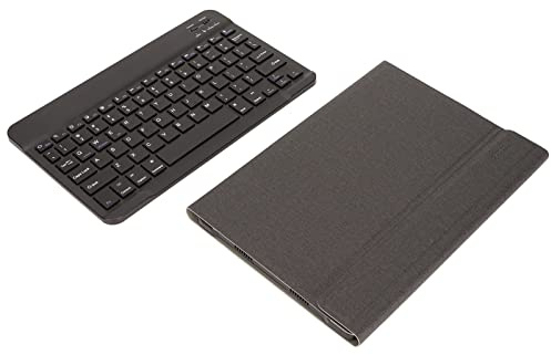Naroote Set Custodia in Pelle con Tastiera Sottile Portatile Wireless per M40 Air P30HD, Custodia Impermeabile per Tastiera Tablet con Touchpad per Smartphone Tablet Laptop PC Desktop