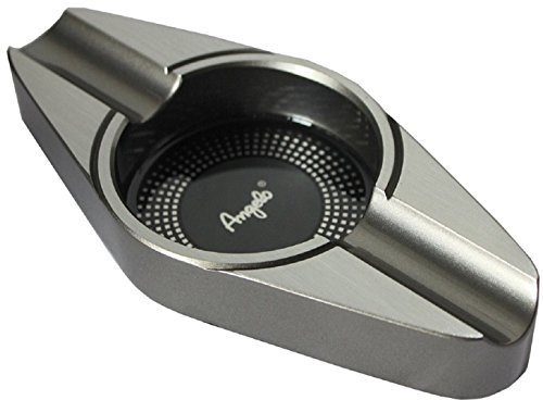 Zigarrenaschenbecher für 2 Zigarre - Metall - Humidor
