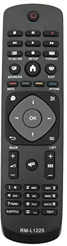 ALLIMITY RM-L1225 Telecomando Sostituito per Philips UHD LED TV 49PUH4900 49PUK4900 49PUT4900 32PFT4131 32PFT4132 32PFT4309 32PHH4009 39PHS4112 39PHT4112 48PFH4100 48PFH4101 48PFK4100