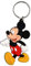 Disney 85919 Porte-clés en PVC doux au toucher, Multicolore, 8 cm