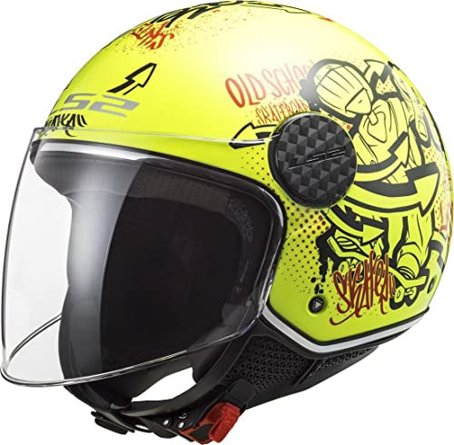 LS2, jethelm motorrad Sphere lux skater HV yellow, XL