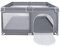 Froadp Baby Laufstall, Faltbare Kinder Laufgitter & -ställe, Babyzaun Absperrgitter mit Atmungsaktivem Netz, Mobile Krabbeln Playpens, Sicherheits Bällebad für Kinder Baby (127x127x68cm)