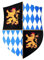 VAH - Holz-Schild Ludwig blau/weiß 45x35cm Bayern [Geschichte spielend erleben | echtes Handwerk | Made in Germany]