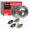 STARK SKBK-10990826 Bremsenset Vorne 282mm - Bremsen Set mit Bremsscheiben und Bremsbeläge Satz