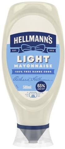 Hellmann's Light Squeezy Mayonnaise 580ml