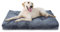 Nobleza Cama Perro Grande, Cama Perro Lavable, Cama para Perros, Suave y Esponjoso, Cama de Perro Antideslizante, Gris Oscuro, 110x73cm