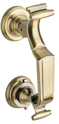 Hardware Solutions Doctor Türklopfer, antikes Messing, 60 x 195 mm