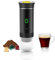 Ruspela Máquina de café espresso eléctrica portátil inalámbrica para coche, máquina de café de operación manual para camping, viajes, caravana, oficina