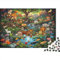 Dschungeltiere 1000 Stück Puzzles Für Erwachsene Teenager Stress Abbauen Familien-Puzzlespiel Mit Poster in 1000-teiliges Puzzle Kinder Lernspiel Spielzeug Geschenk Puzzel 1000pcs (75x50cm)