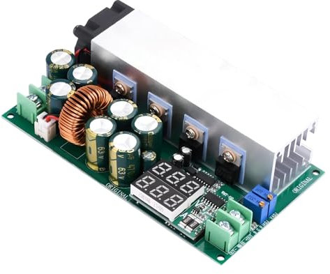MEAKTSMI Regolatore verso il basso DC con variabile 12-80 V 20 A Regolabile Bucker Stabilizzatori di tensione elettronici