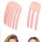 MUNSKT Lot de 2 pinces à cheveux volumétriques, clips de volume pour la racine des cheveux, clips de volume pour frange moelleuse et coiffure haute (rose, 2 pièces)
