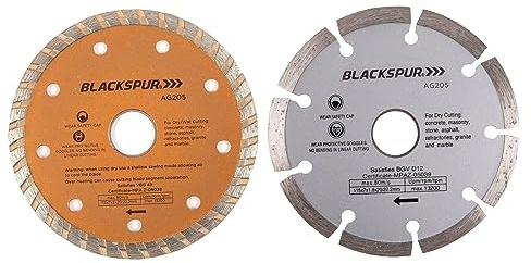 Blackspur BB-AG205 Diamond Cutting Disc Set