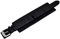 Uhrenarmband mit Unterlage 24mm schwarz Kalbleder Bern 4229