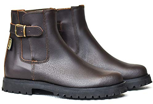 Stivali bottino montagna campero campera donna uomo marrone pelle Valverde del Camino (42 EU)