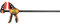 Roughneck ROU38268 One-Handed Bar Clamp & Spreader, Black