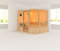 Titania 4 - Karibu Sauna inkl. 9-kW-Bioofen