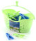 Hangerworld Plastic Peg Basket 36 Green Blue Pegs Clothes Garment Laundry Washing Line.
