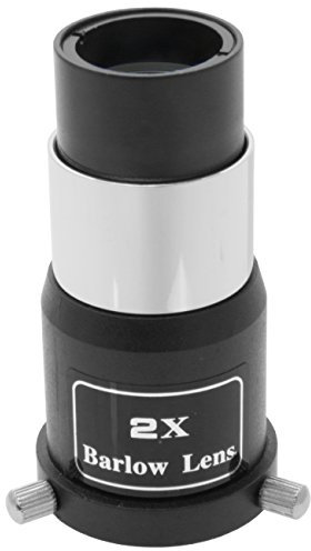 TS-Optics Barlow Linse 2X 1,25 für Einsteigerteleskope, 2BLK