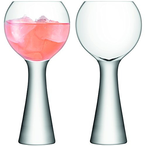 LSA International Moya Ballon Weinglas 550ml Klar x 2