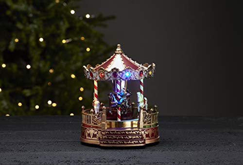 Karussell Weihnachten | Karussell Spieluhr | Spieluhr Karussell Weihnachten | Weihnachts Karussell | Weihnachtsdeko Karussell | Weihnachtsdeko Innen | LED Weihnachtsdeko | Spieluhr Weihnachten