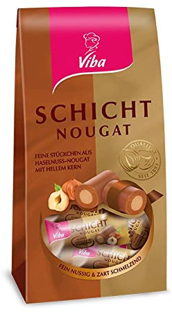 Viba Schicht Nougat Minis 100g Tüte, Marke: Viba