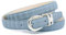 Anthoni Crown Damen 13H3D85 Gürtel, Blau (Hellblau 085), 6621 (Herstellergröße: 80)