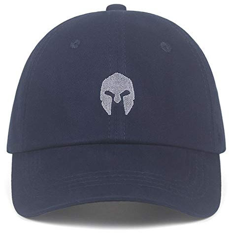 AJSJ 2020 Dad Ghost Recon Wildlands Nomad Cosplay Schädelstickerei Dunkelblaue Baseballkappe, Marine