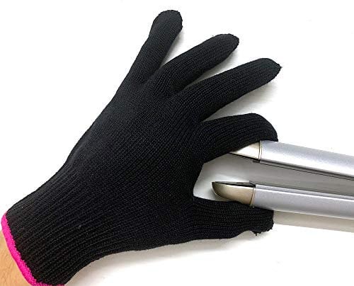 Professionelle Hitzebeständige Handschuhe für Das Haarstyling Hitze für Locken, Glätteisen und Lockenstab