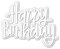 Luvadeyo Stanzschablone, Stencil für Scrapbooking, Fotopapier, Karten, Handwerk Prägen DIY Herstellung Geburtstag Geschenk