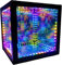 Die Hyperspace Lighting Company HyperCube Infinity Cube LED-Lampe (HyperCube10)